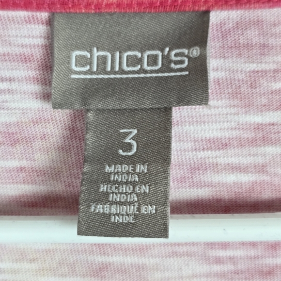 Chico's Bright Boho Tie Dye Top Size 3 XL - Picture 3 of 7